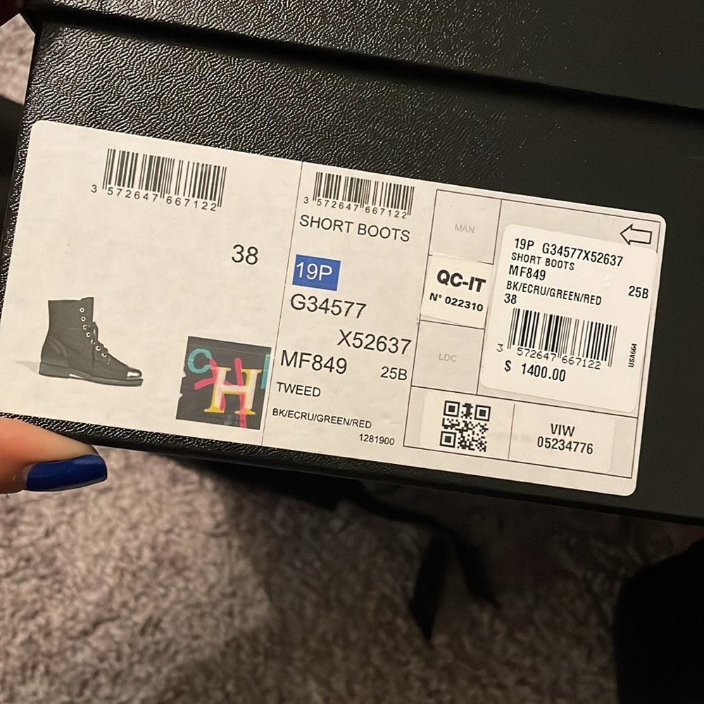 Chanel Boots Size 38 (Wore Once) - Picture 7 of 7
